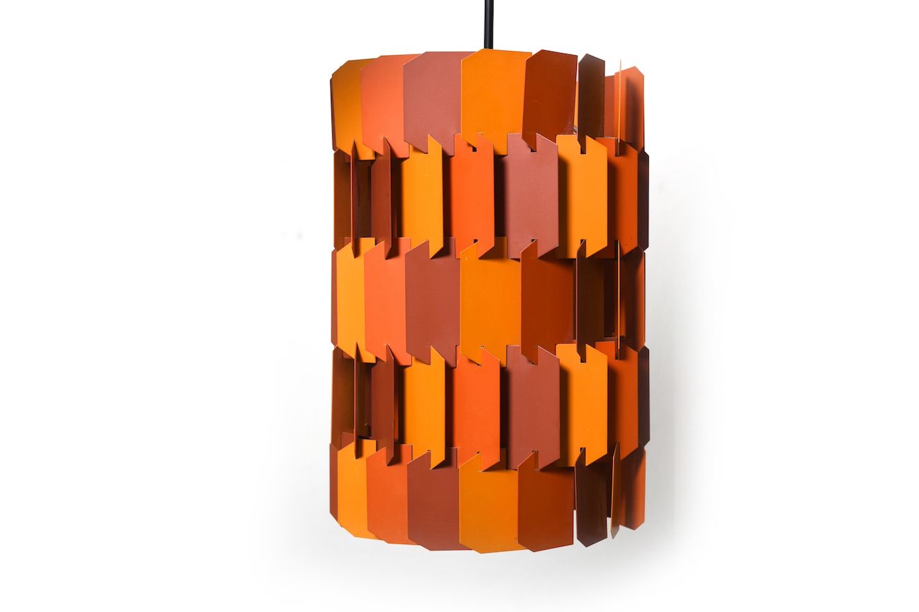Pair Of "Facet" Pendant Lamps By Louis Weisdorf For Lyfa Denmark photo Lighting