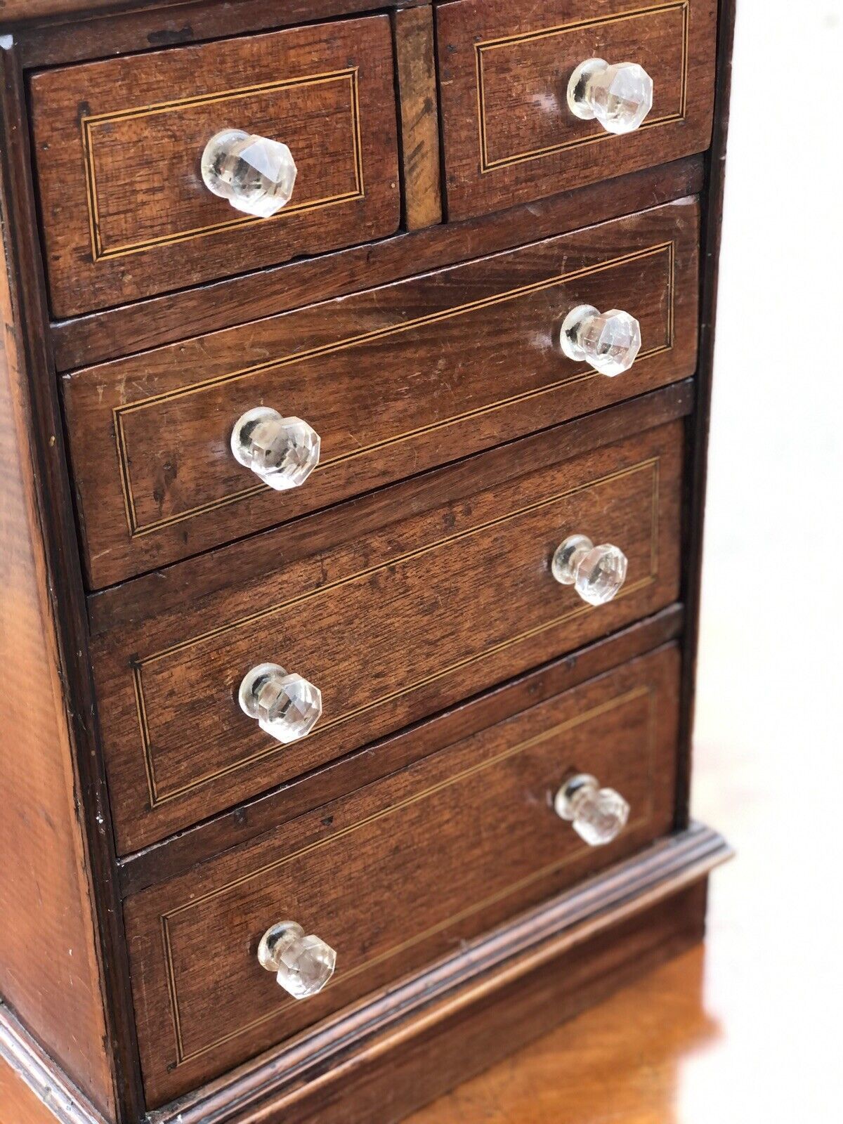 photo vinterior Victorian Set Of Table Top Jewellery/ Collectors Drawers.