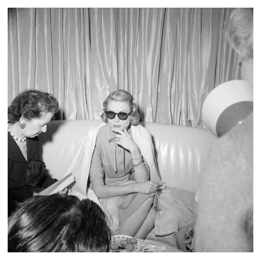 Interviewing Grace 12x12" Silver Gelatin Fibre Print