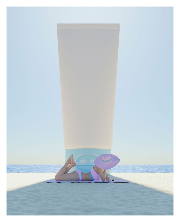 Giant Sunscreen 20x30" Archival Pigment Print