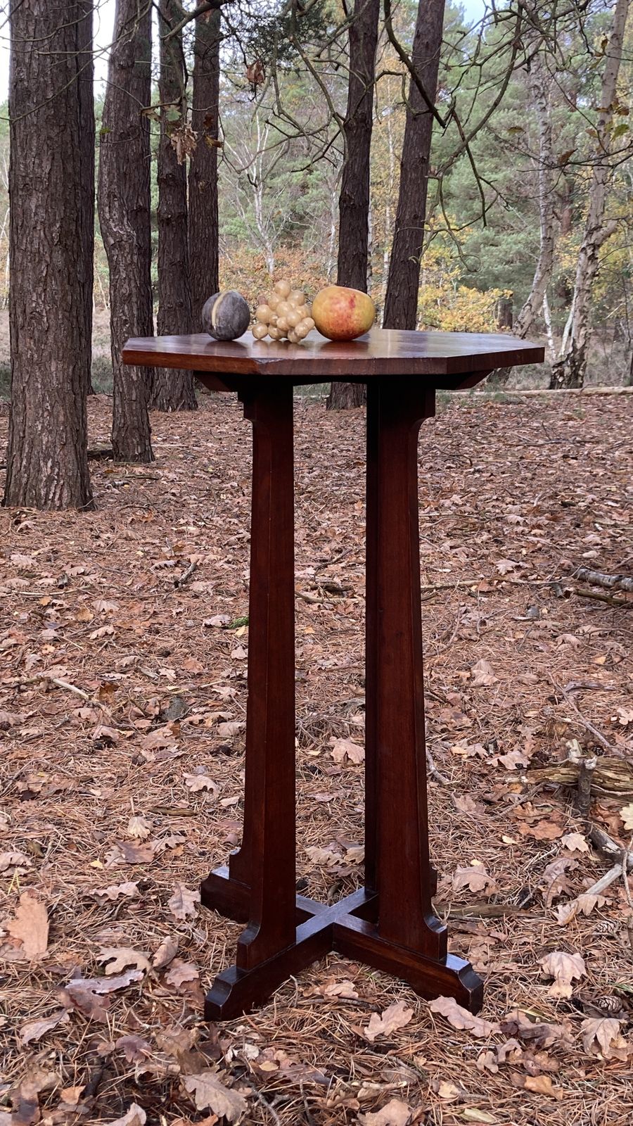 Cotswold School Octagonal Rosewood Occasional Or Lamp Table, Circa 1900 photo for sale