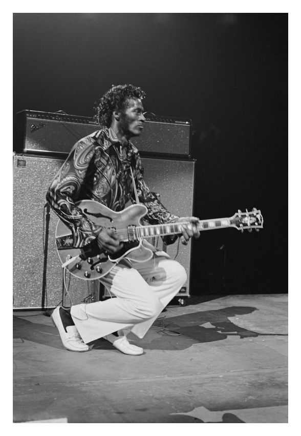 Chuck Berry 20x24" Silver Gelatin Fibre Print