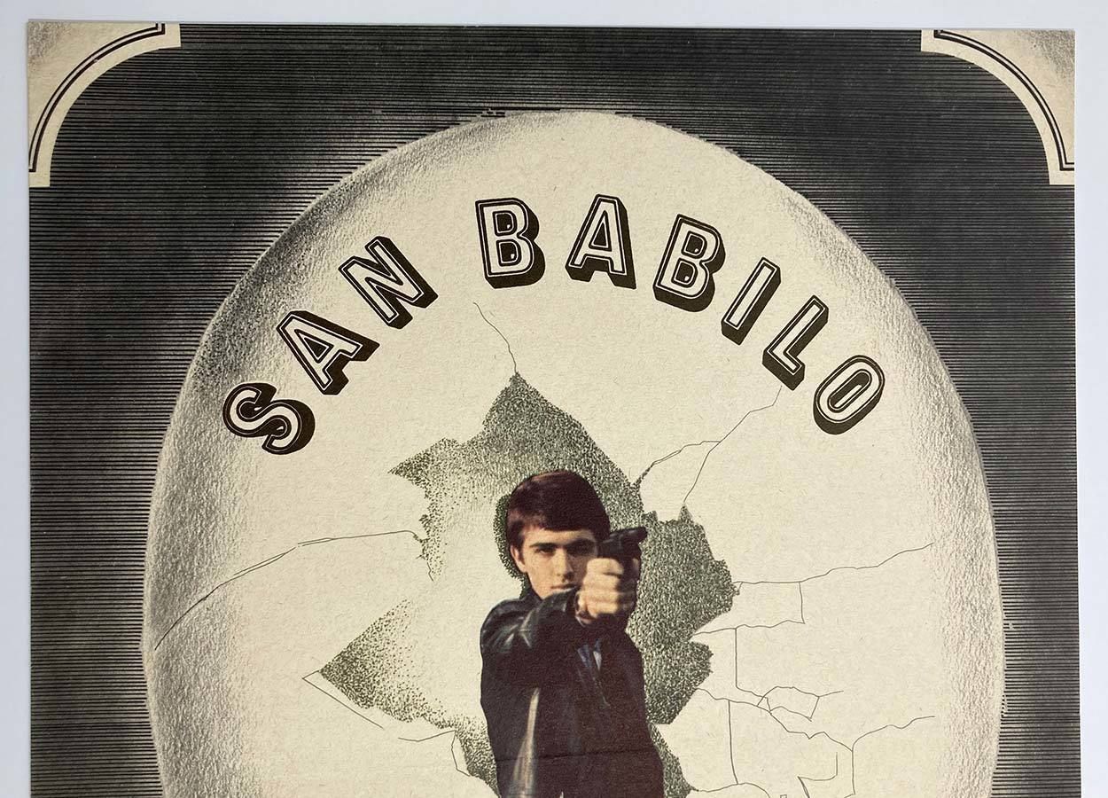 Original Film Poster, San Babila, Dimitrij Kadrnožka, 1979, Genuine Czech Vintage Print photo furniture