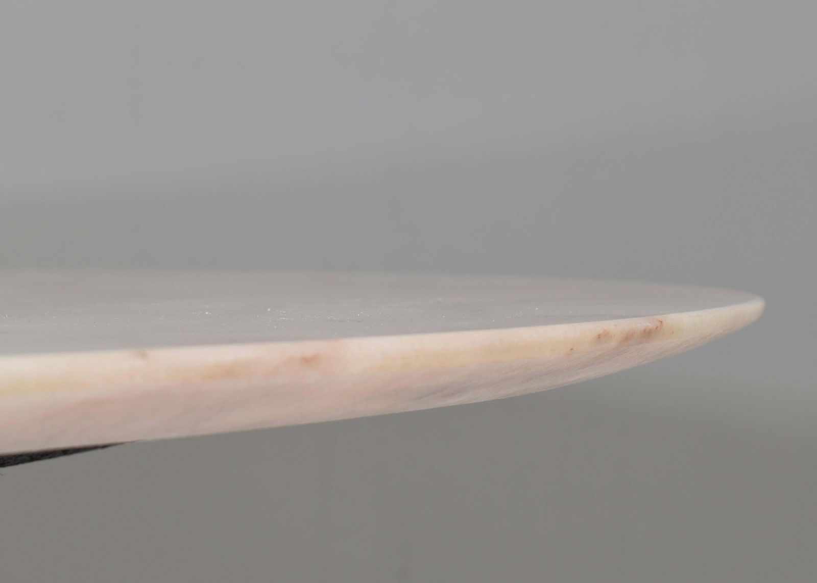 Furniture 1970's Italian Dining Table In Rosé Marble And Brass   Italy, Circa 1970 photo
