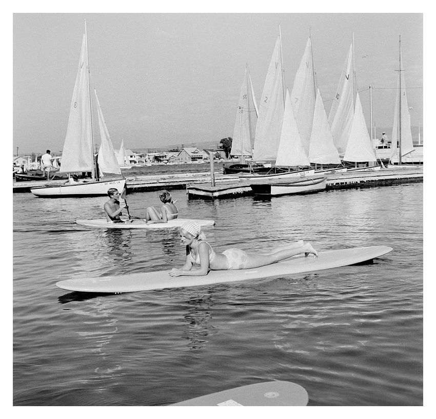 California Beach Girl 12x12" Silver Gelatin Fibre Print