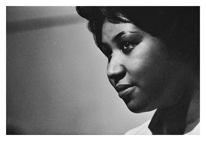 Aretha Franklin 20x30" Silver Gelatin Fibre Print