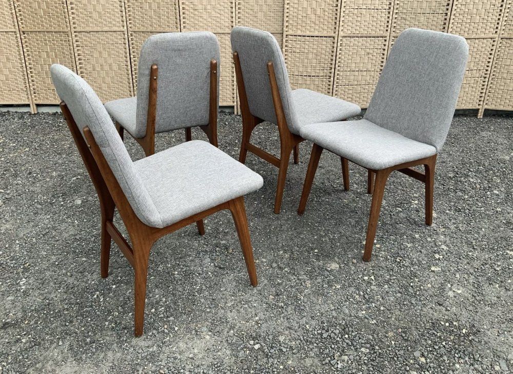 Dining Chairs Designed By Greaves & Thomas For Schreiber, 1960s, Set Of 4 photo for sale