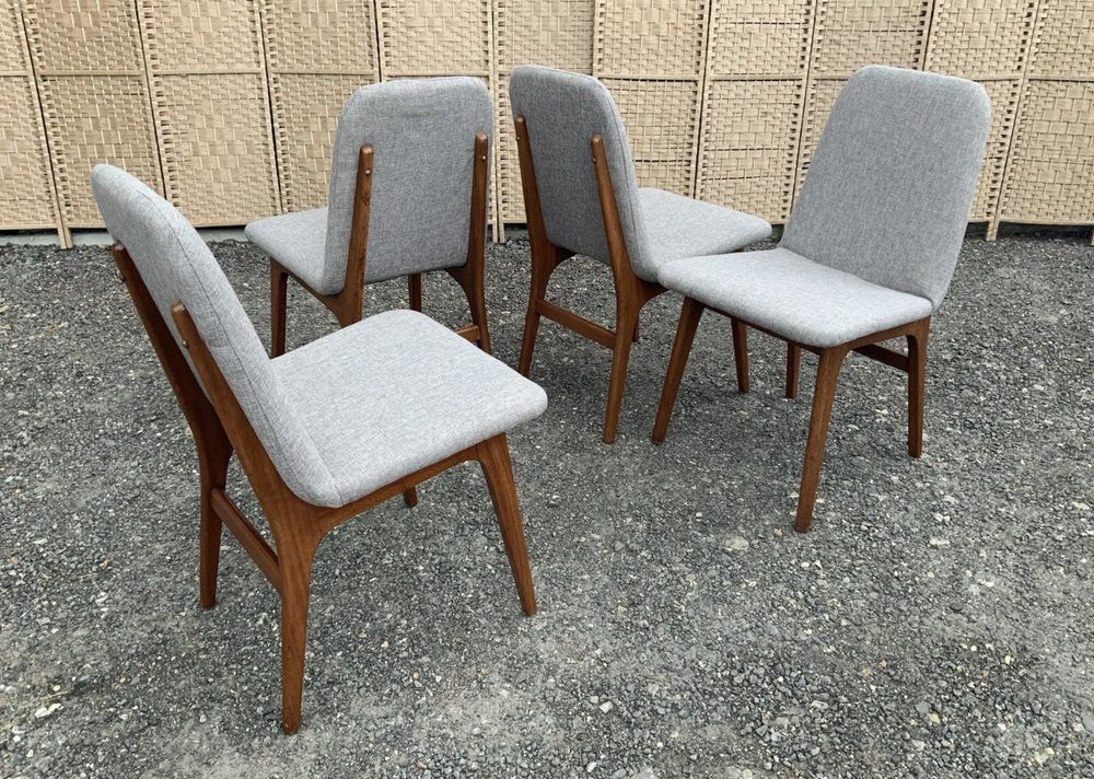 Dining Chairs Designed By Greaves & Thomas For Schreiber, 1960s, Set Of 4 photo vinterior