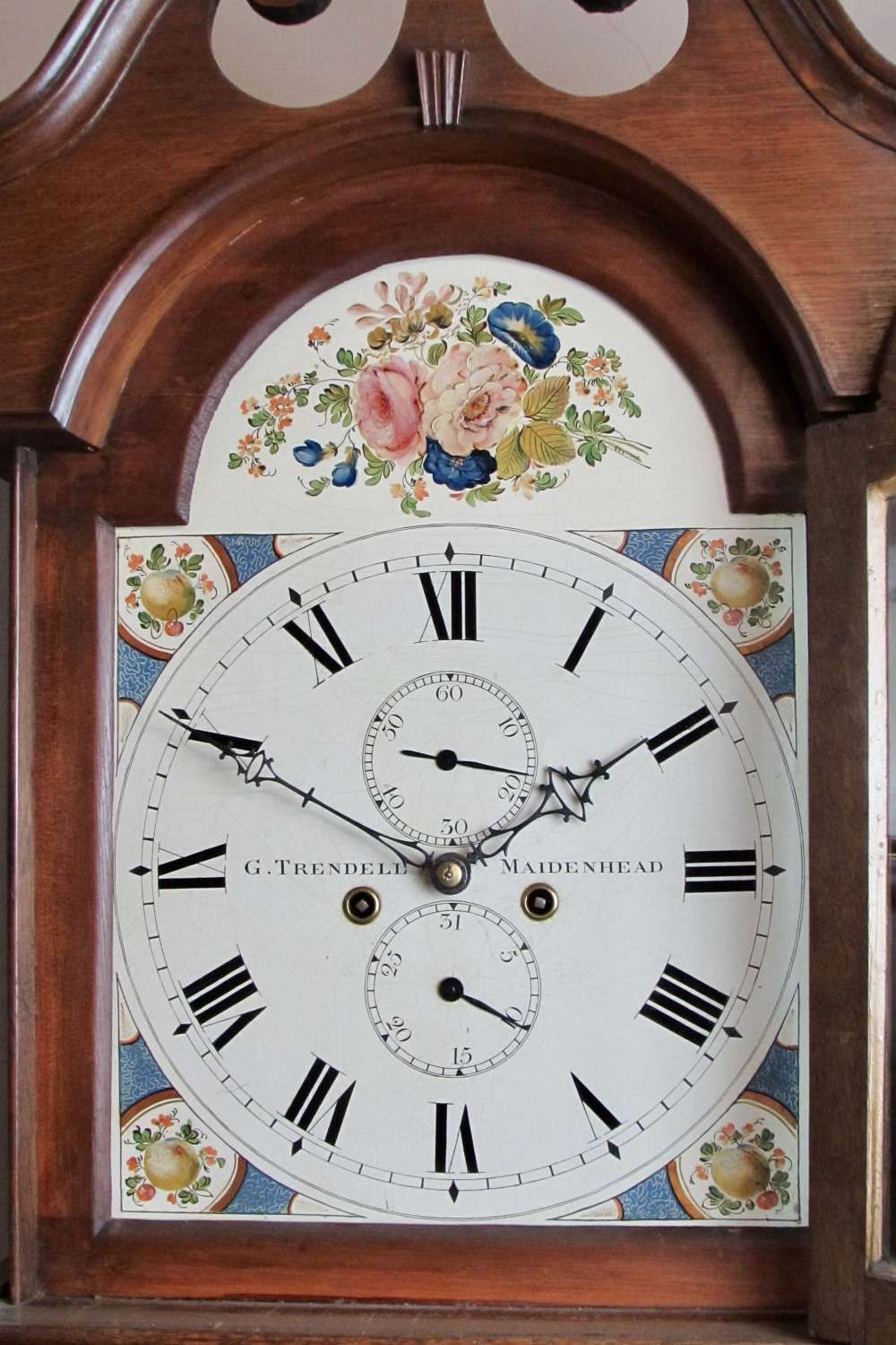 8 Day Long Case Clock By G Trendell Of Maidenhead.
