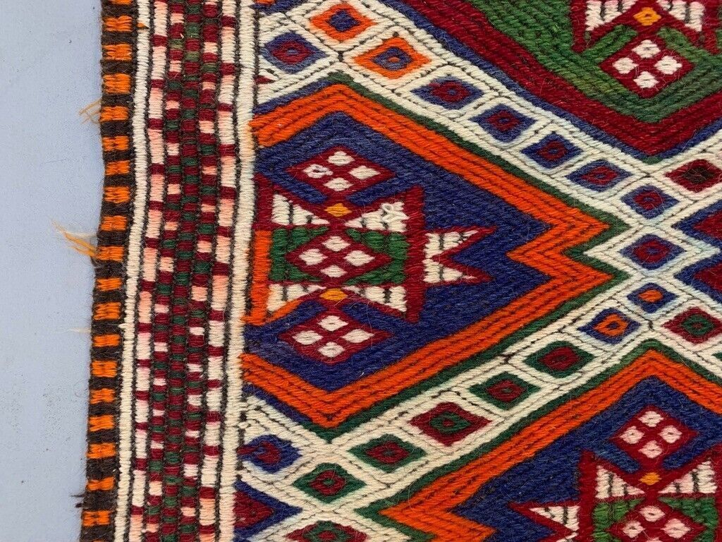 Small Vintage Turkish Kilim Rug 118x75 Cm Wool Kelim photo 175.0