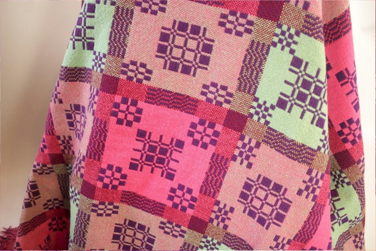 Vintage Double Welsh Blanket By Holytex photo 340.0