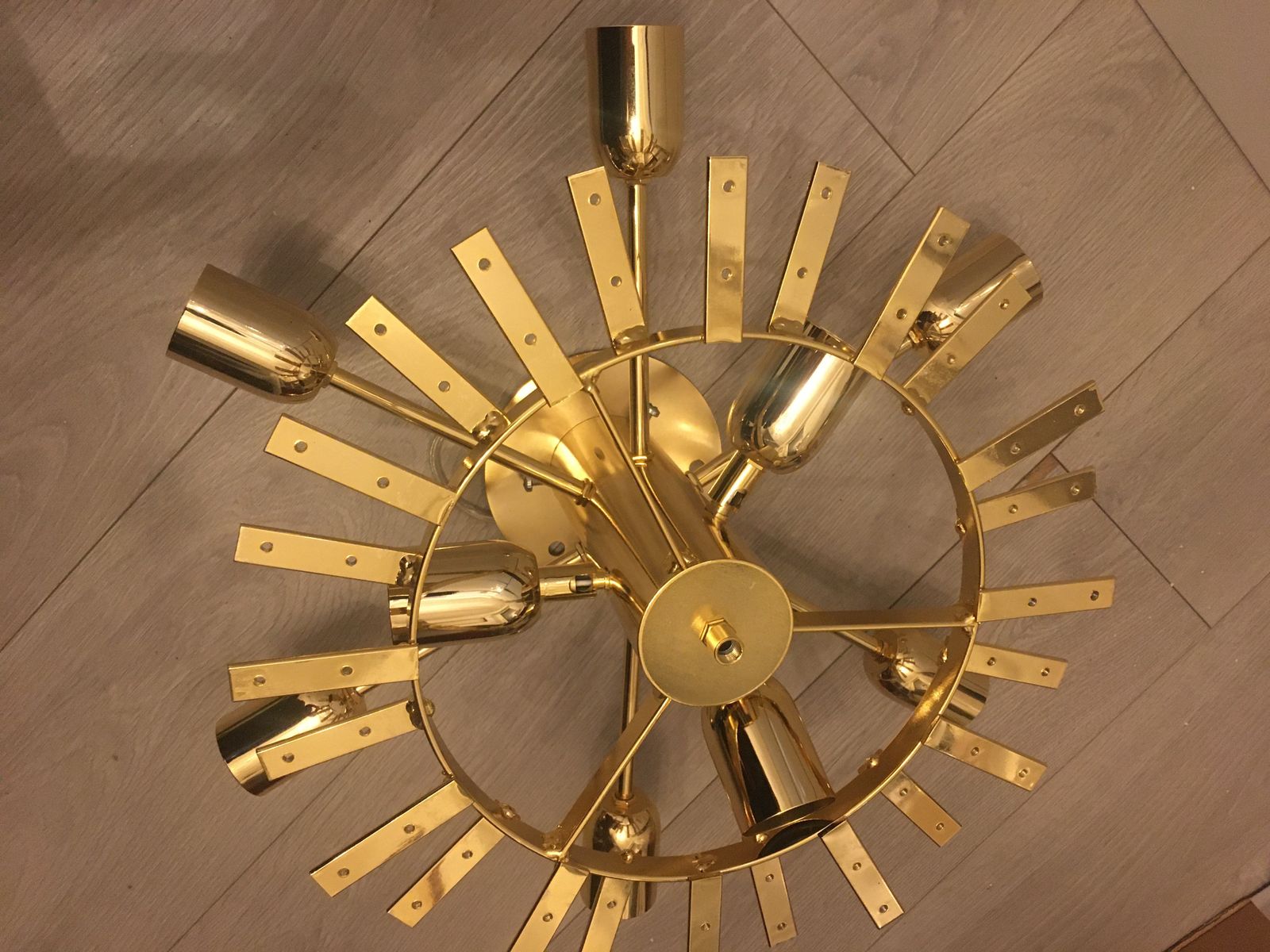Lighting Impressive Murano Glass Sputnik Chandelier Flush Mount Like Mazzega Zuccheri Venini Barovier Style photo