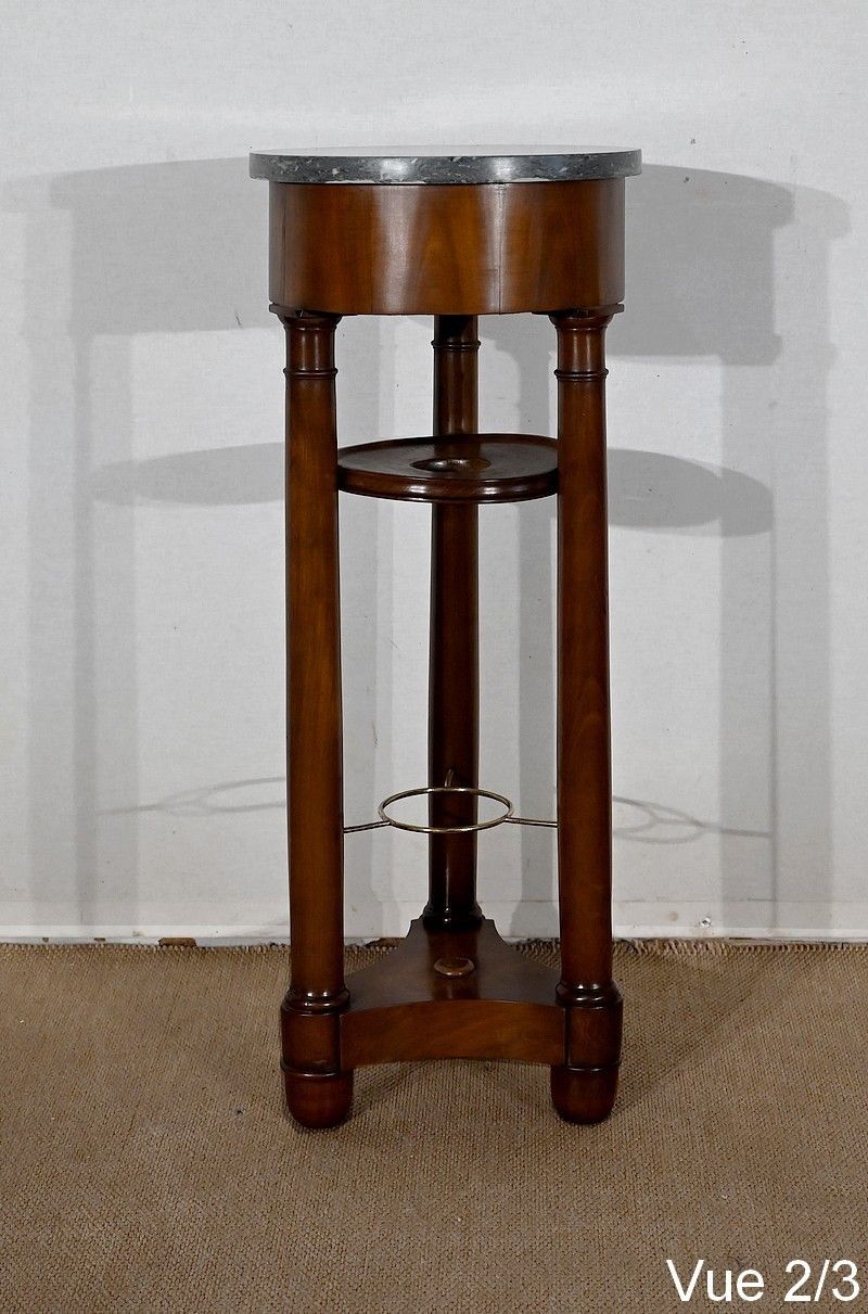 photo for sale Small Pedestal Table Called "Athenian" In Red Cherry, Empire Period, Early 19th Century