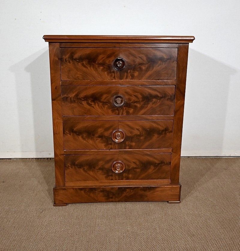 Small Chest Of Drawers In Mahogany Bramble, 19th Century photo vinterior