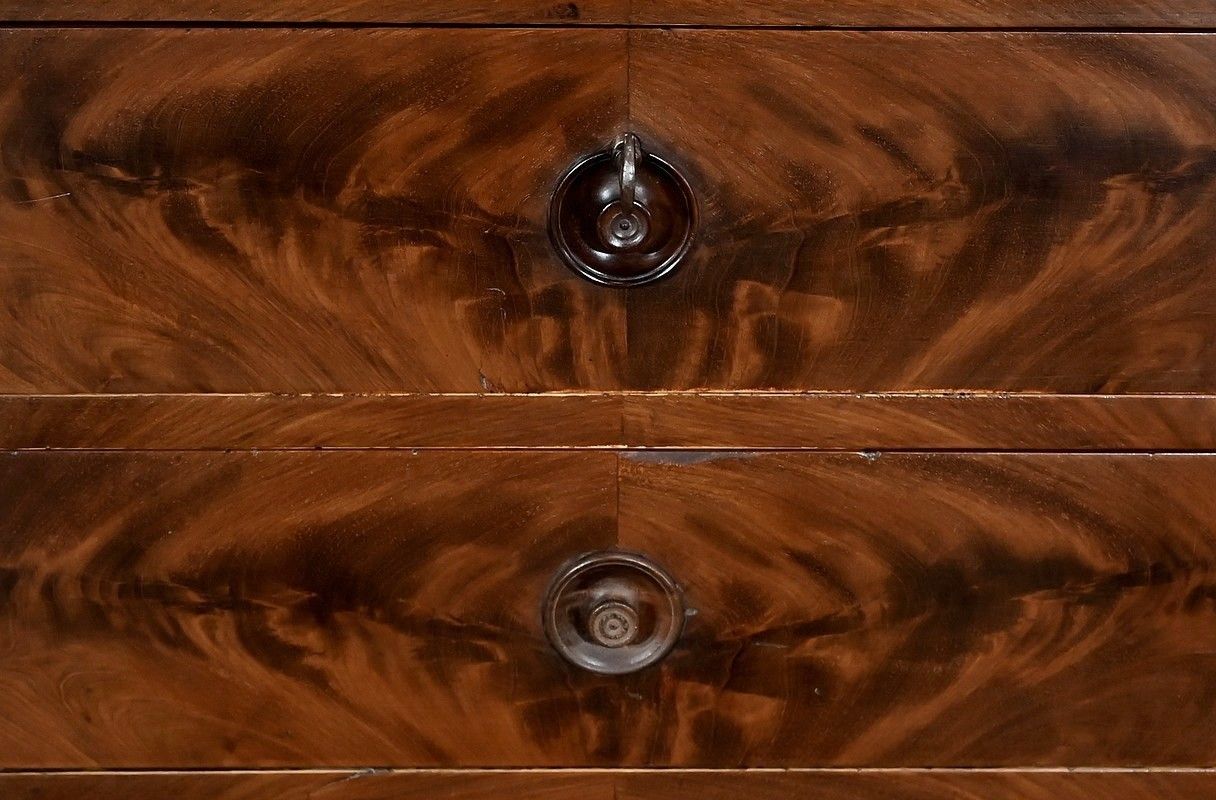 Small Chest Of Drawers In Mahogany Bramble, 19th Century photo buy