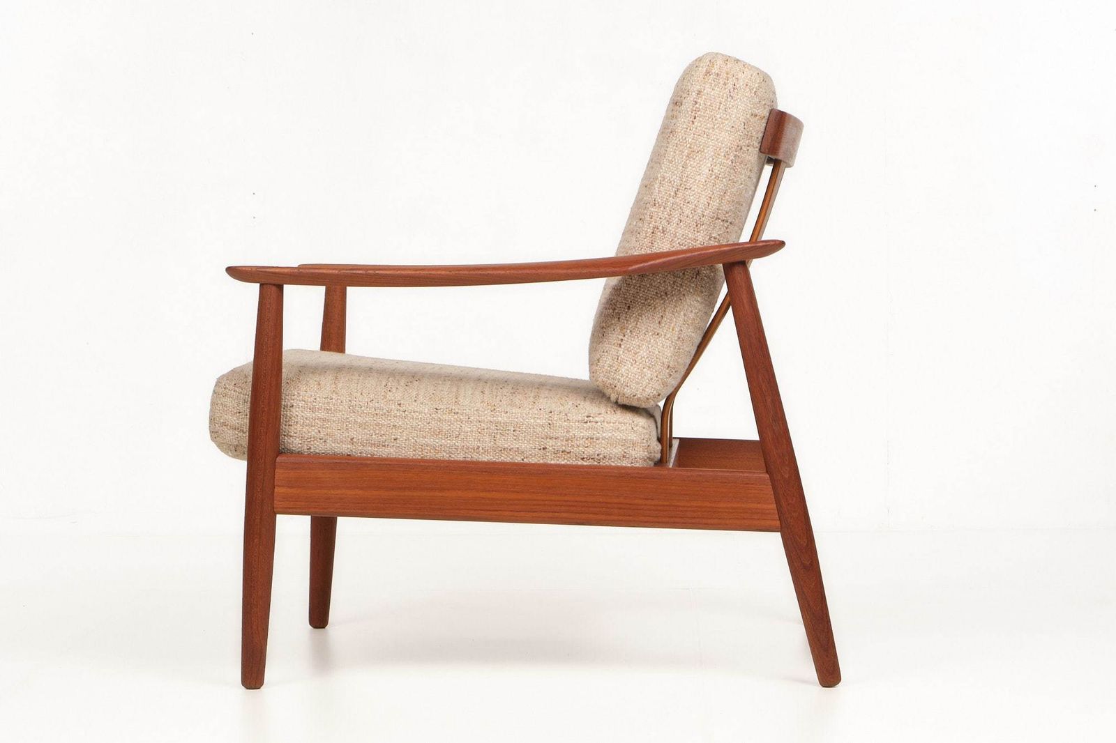 Lounge Chair, Arne Vodder For France Son, Vintage, 1960s Teak