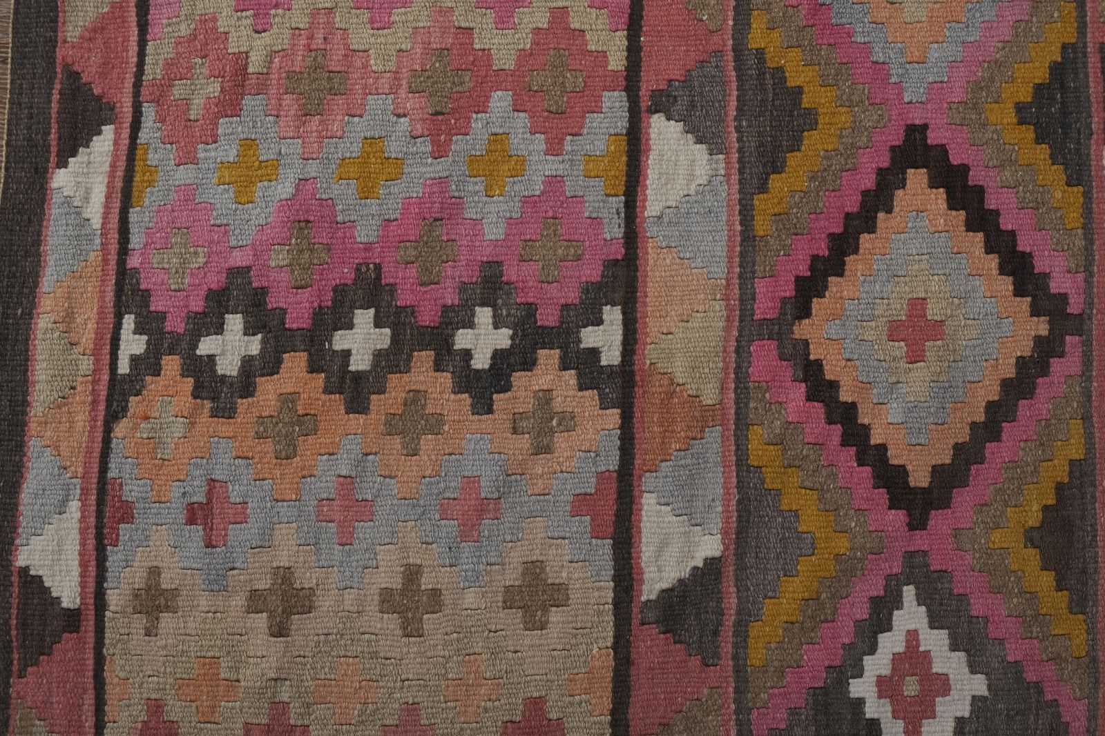 Vintage Turkish Stair Kilim Runner Rug 2'5'' X 20'4'' photo furniture