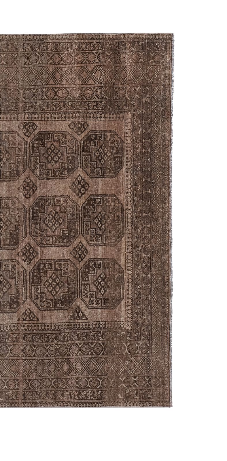 photo for sale Handknotted Tribal Afghan Turkomen Ersari Village Rug