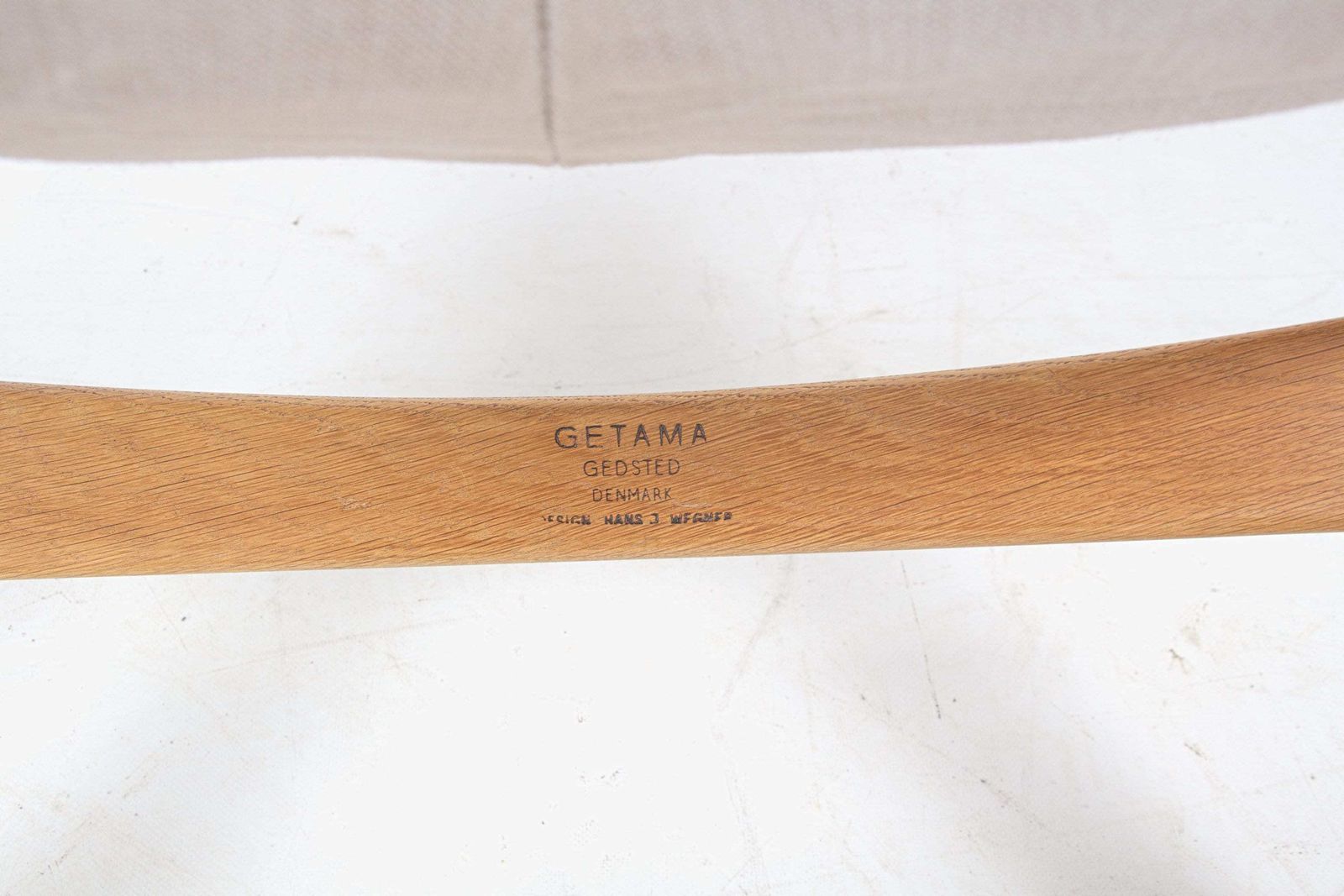 Rocking Chair "Keyhole Chair" By Hans Wegner For Getama, Ge 673 photo vintage