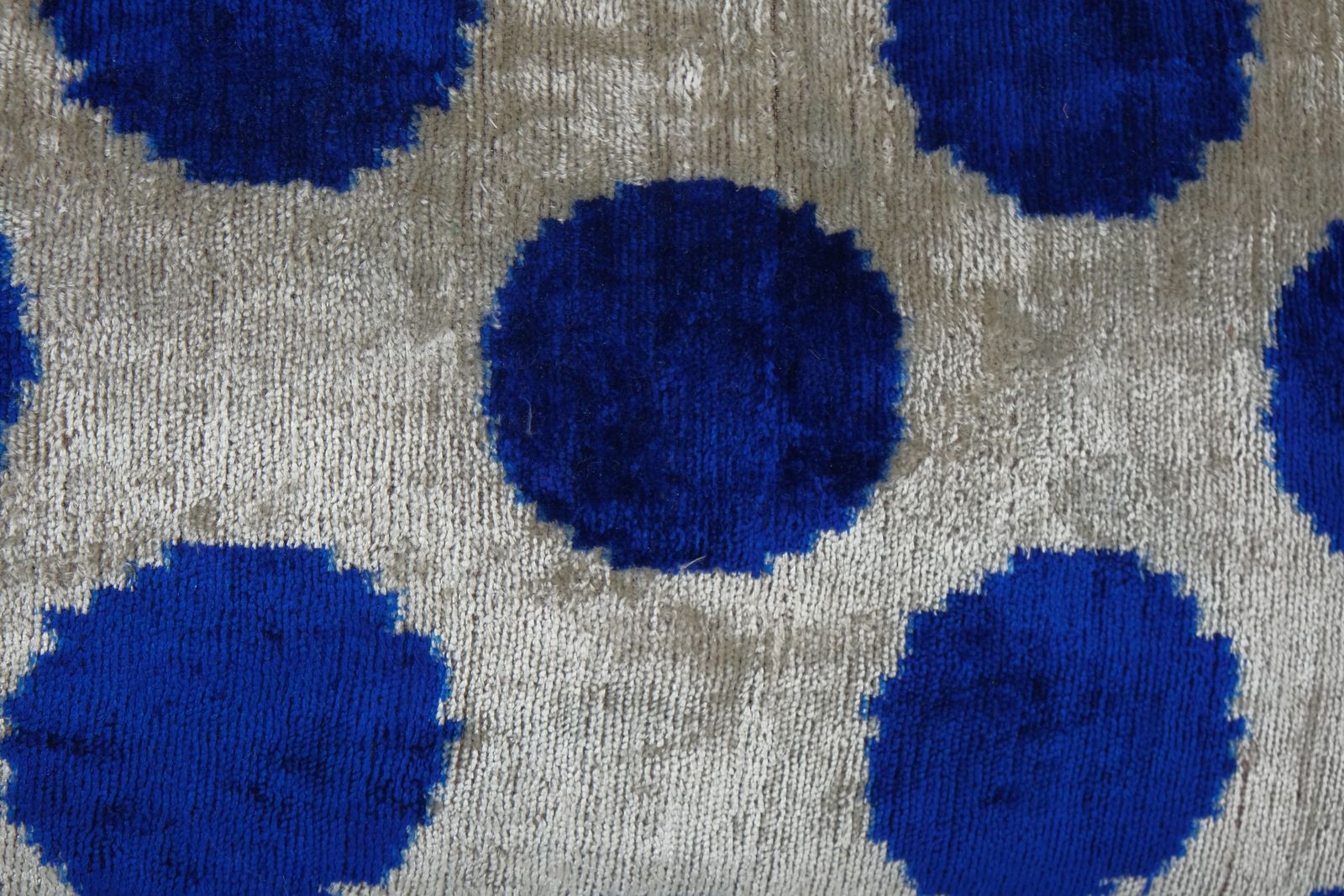 Silk Ikat Velvet Pillowcase, Set Of Two Blue Lumbar , Ethnic Throw Pillow, Pair Ikat Lumbar Pillow 16'' X 24'' photo furniture