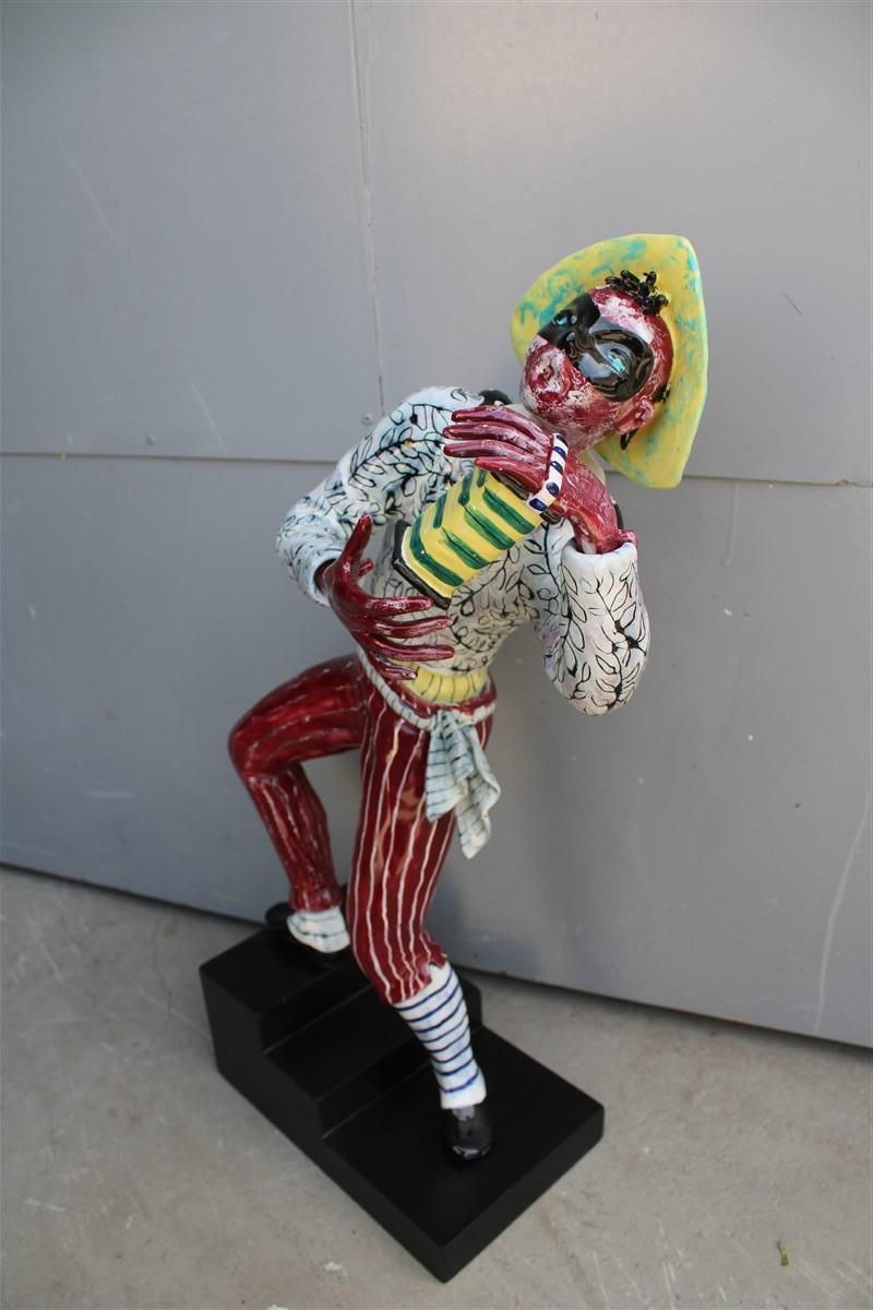 Home Decor Otello Rosa Venetian Carnival Mask Pantalone Sculpture For San Polo 1950s photo