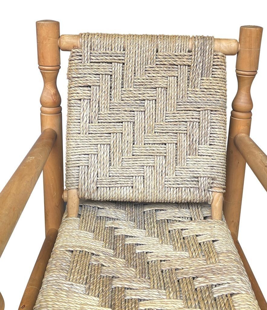 photo vintage A Wonderful Pair Of 1950s Armchairs By Adrien Audoux And Frida Minet