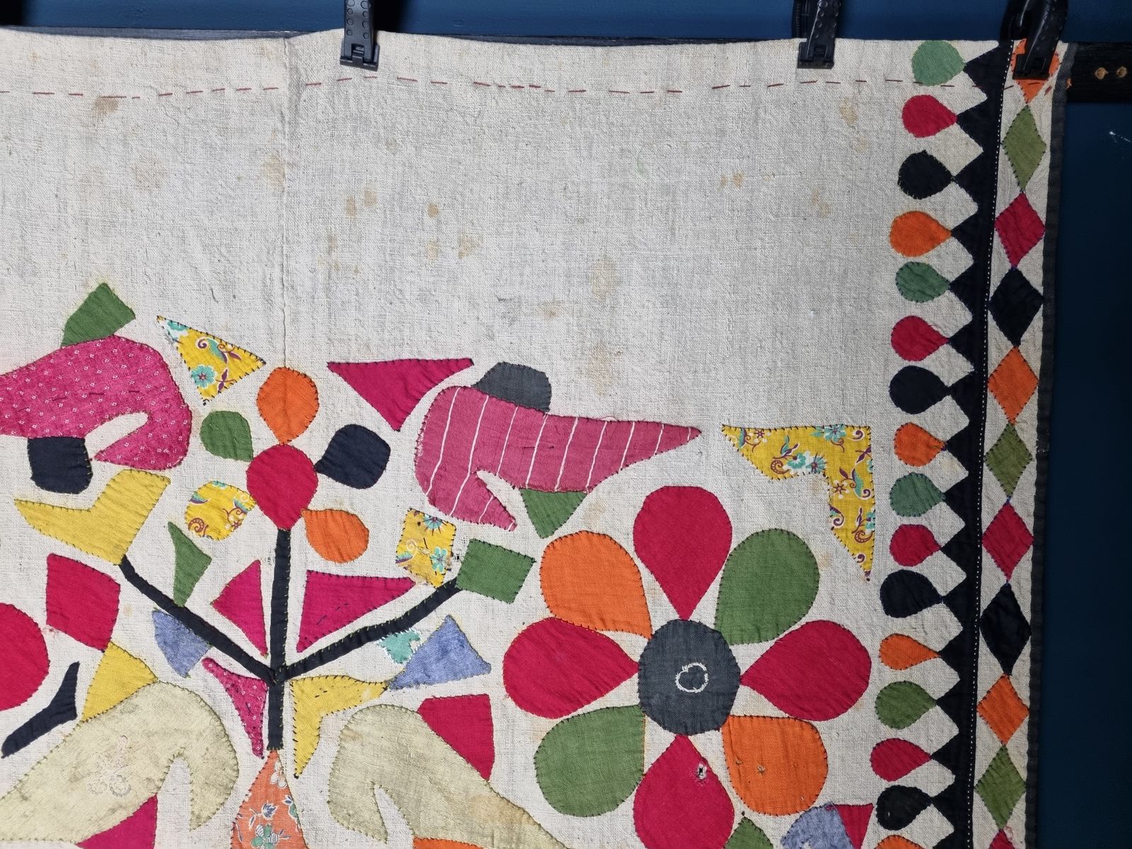1200.0 Applique Quilt Cover, Gujurat, Early 20th Century photo