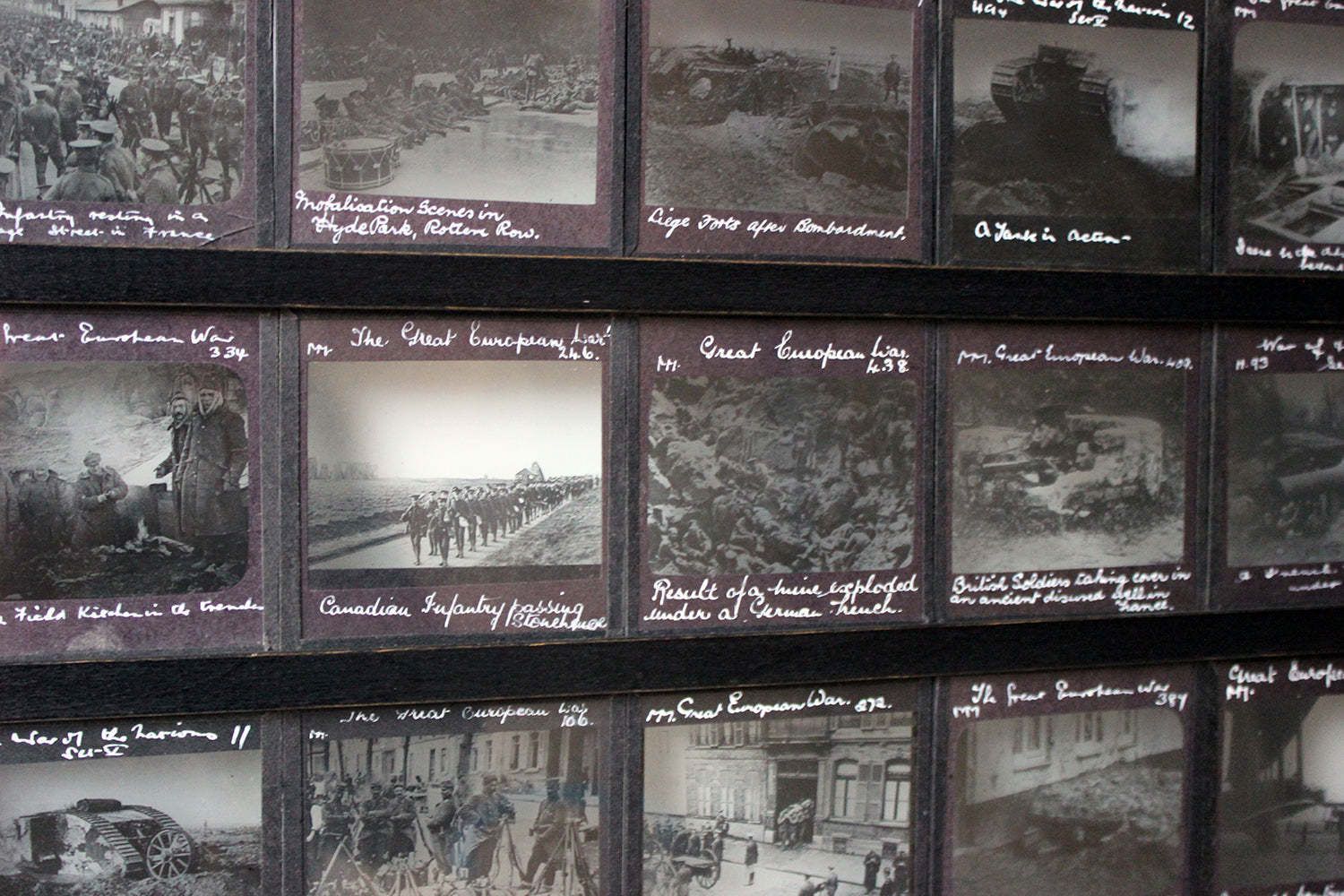 Home Decor A Unique Collection Of Forty Nine Light Box Framed Lantern Slides Of Wwi Interest C.1914 18 photo