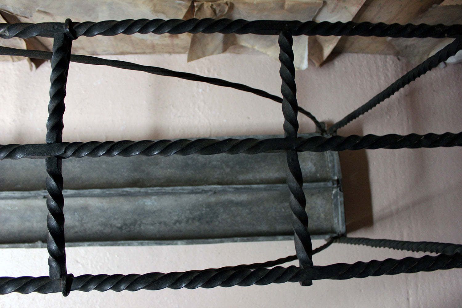 A Very Large Country House Wrought Iron Stick Stand C.1870 photo vintage