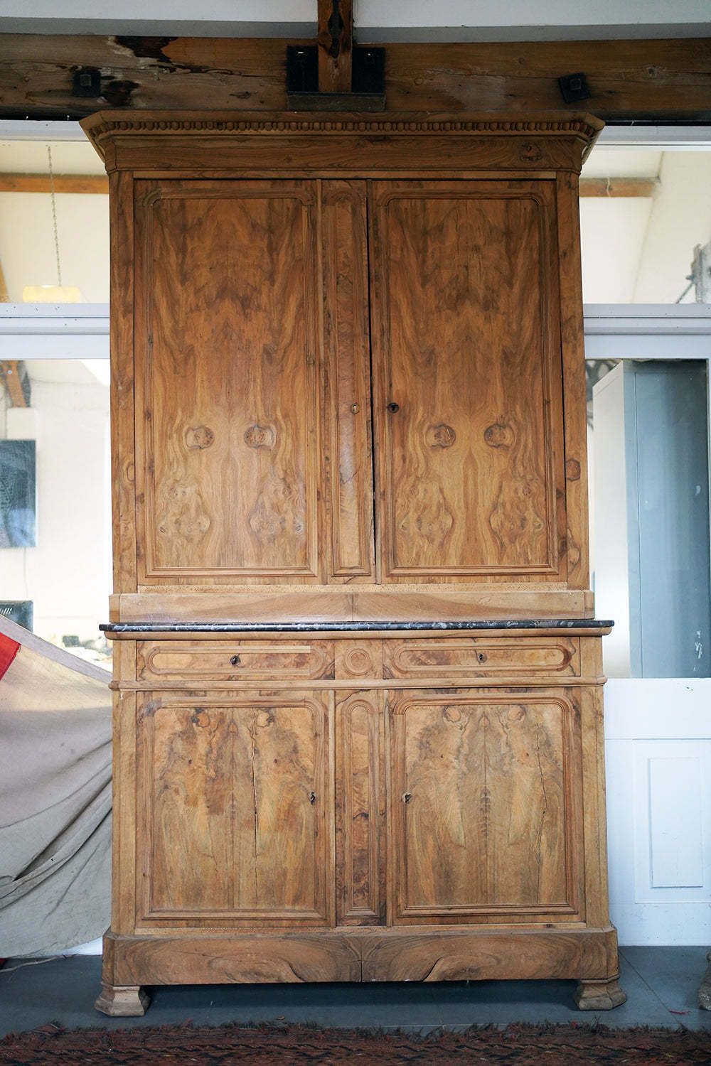 A Late 19thc French Walnut Buffet Deux Corps C.1890 photo 2750.0