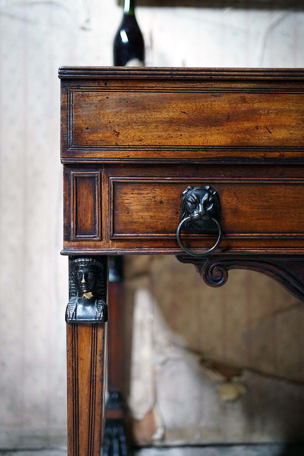 A Regency Mahogany Writing Desk In The Manner Of Thomas Hope C.1805 10 photo for sale