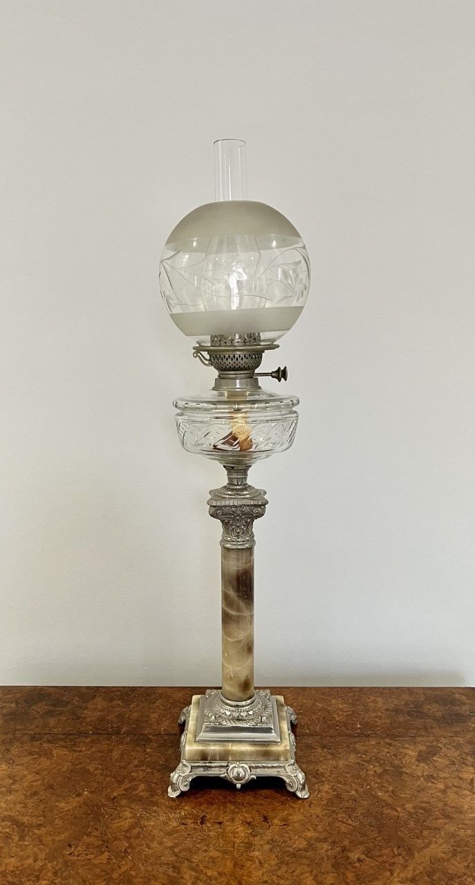 Edwardian Quality Oil Lamp photo 585.0