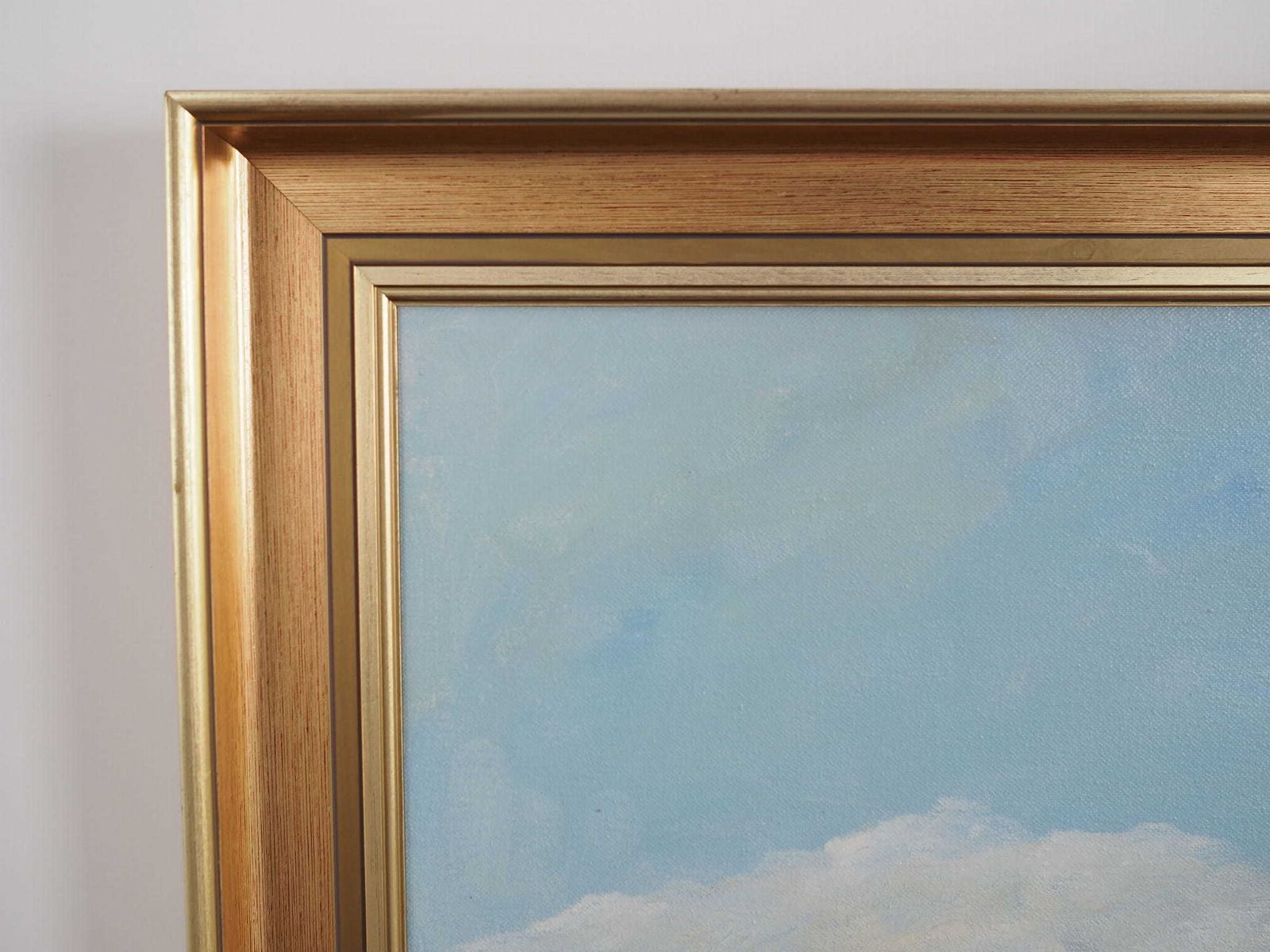 Painting „The Road To The Lake”, Danish Design, 1980s, By Karin Hermansen photo buy
