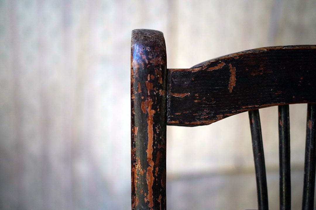 A Pair Of 19thc Irish Provincial Painted Side Chairs C.1840 photo vinterior