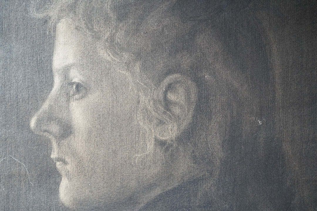 Home Decor Paul Wallat (1879 1966); A Charcoal Portrait Study Of A Young Lady C.1902 photo