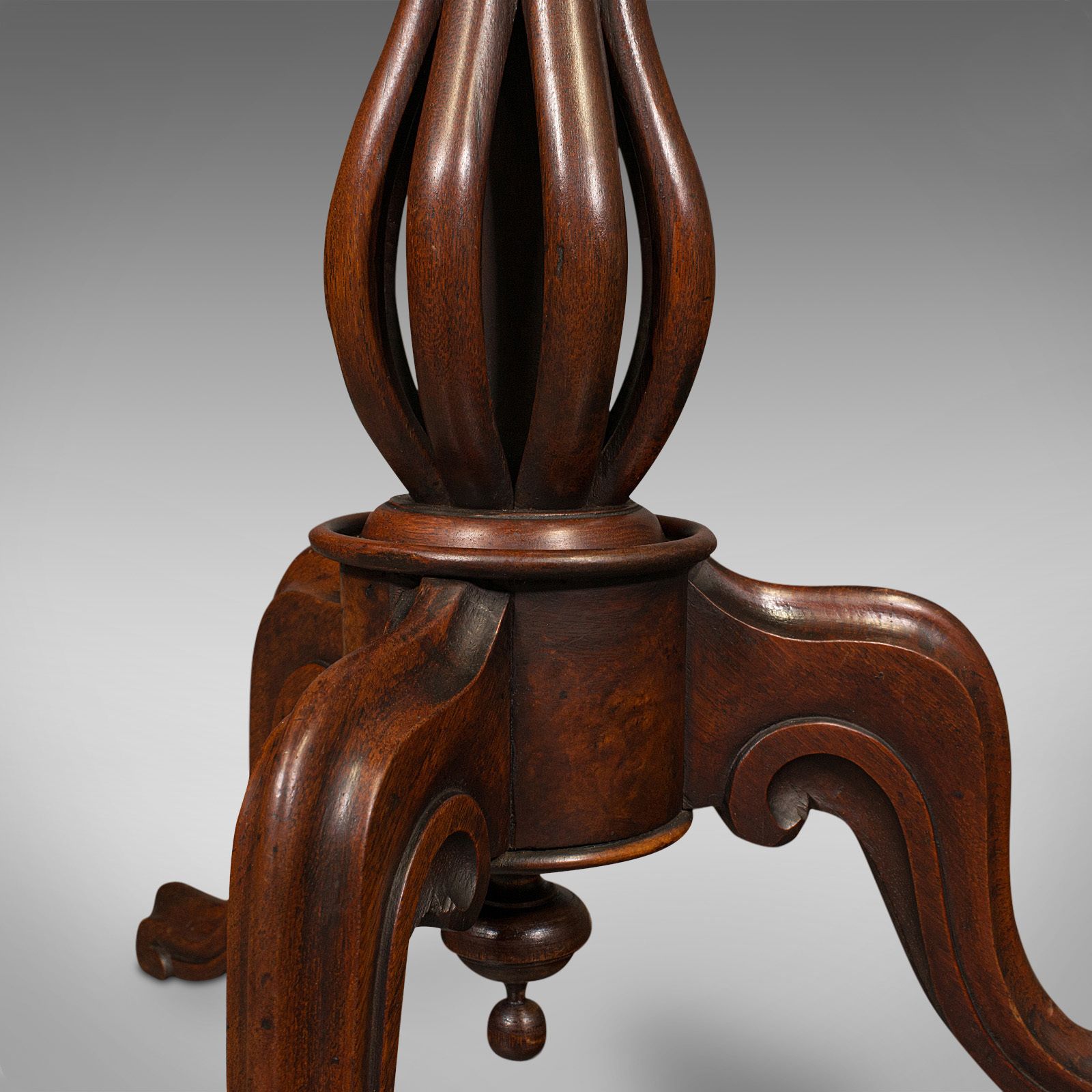 Antique Tilt Top Wine Table, English, Walnut, Side, Occasional, Lamp photo Furniture