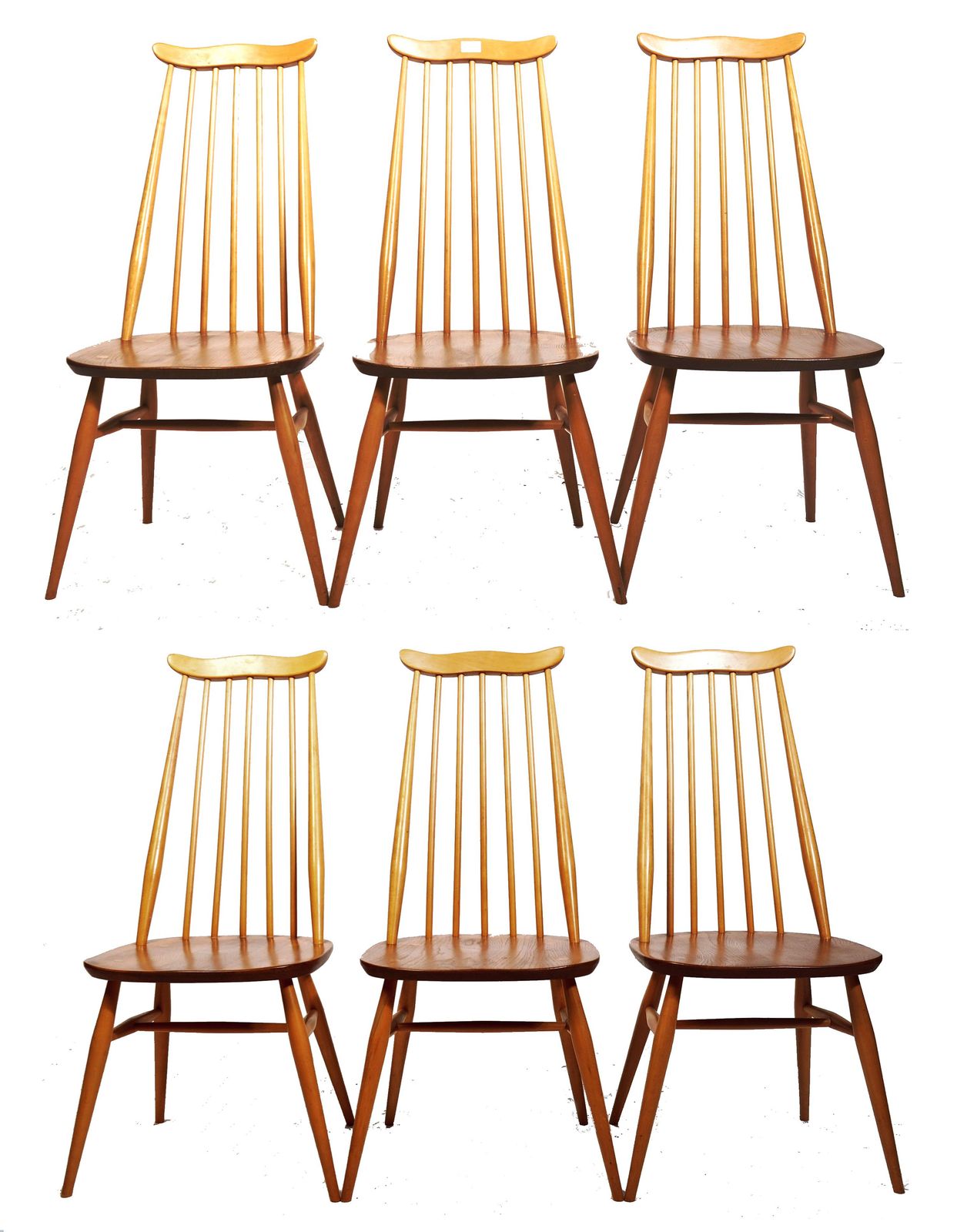Lucian Ercolani Ercol Goldsmith Beech And Elm Windsor Dining Chairs   Three Chairs In Stock 1960's Ol photo Furniture