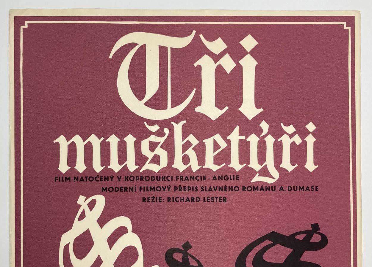 Movie Poster , The Three Musketeers, Alexej Jaroš, 1974 photo 164.0