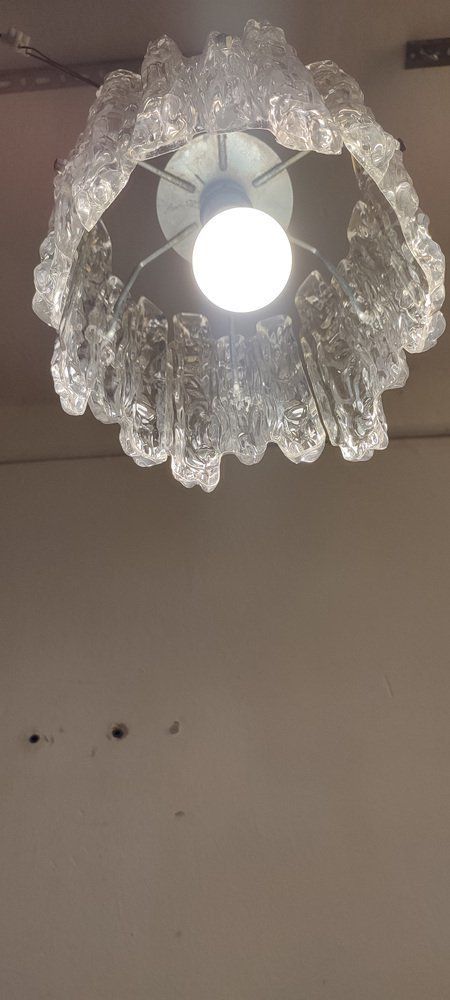 Plastic Ceiling Lamp, 1970s, Vintage photo vintage