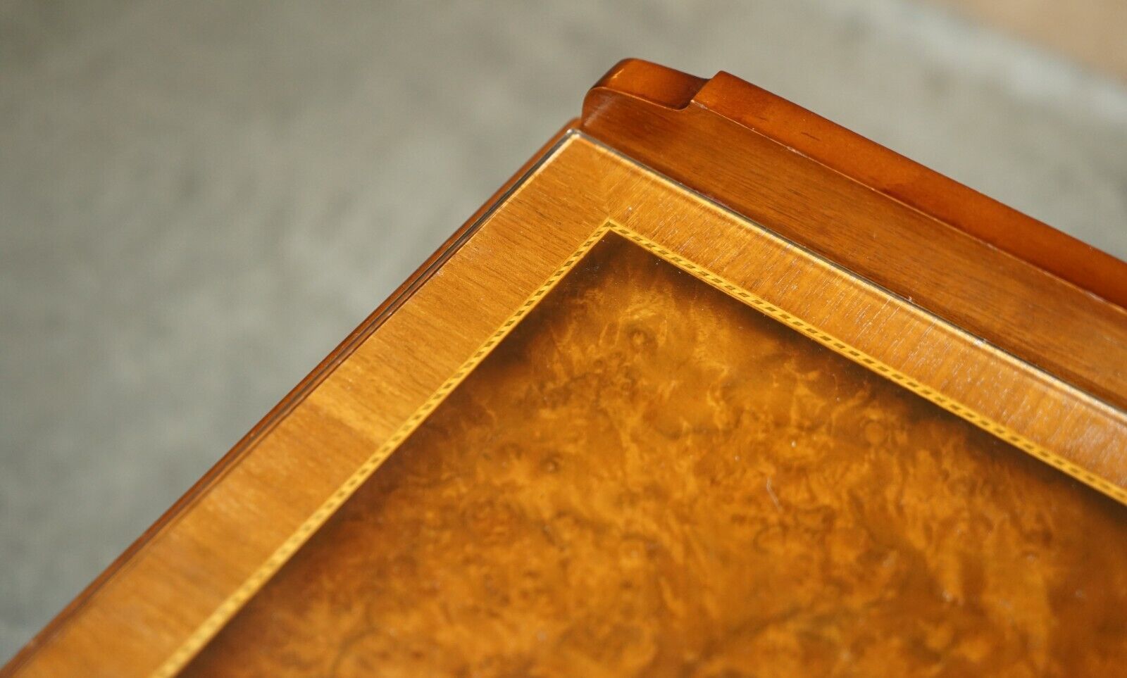 photo vinterior Pair Of Mid Century Modern Andrew Thompson Burr Walnut Side End Bedside Tables