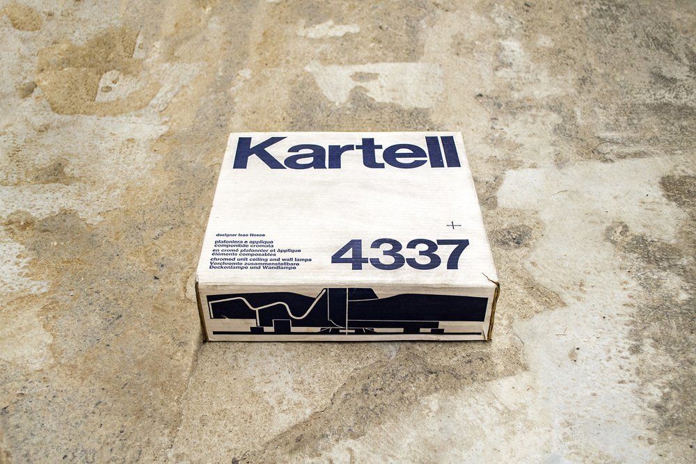Wandlampen Nr. 4337 Van Isao Hosoe Voor Kartell, Italië, Jaren 1970 photo vinterior