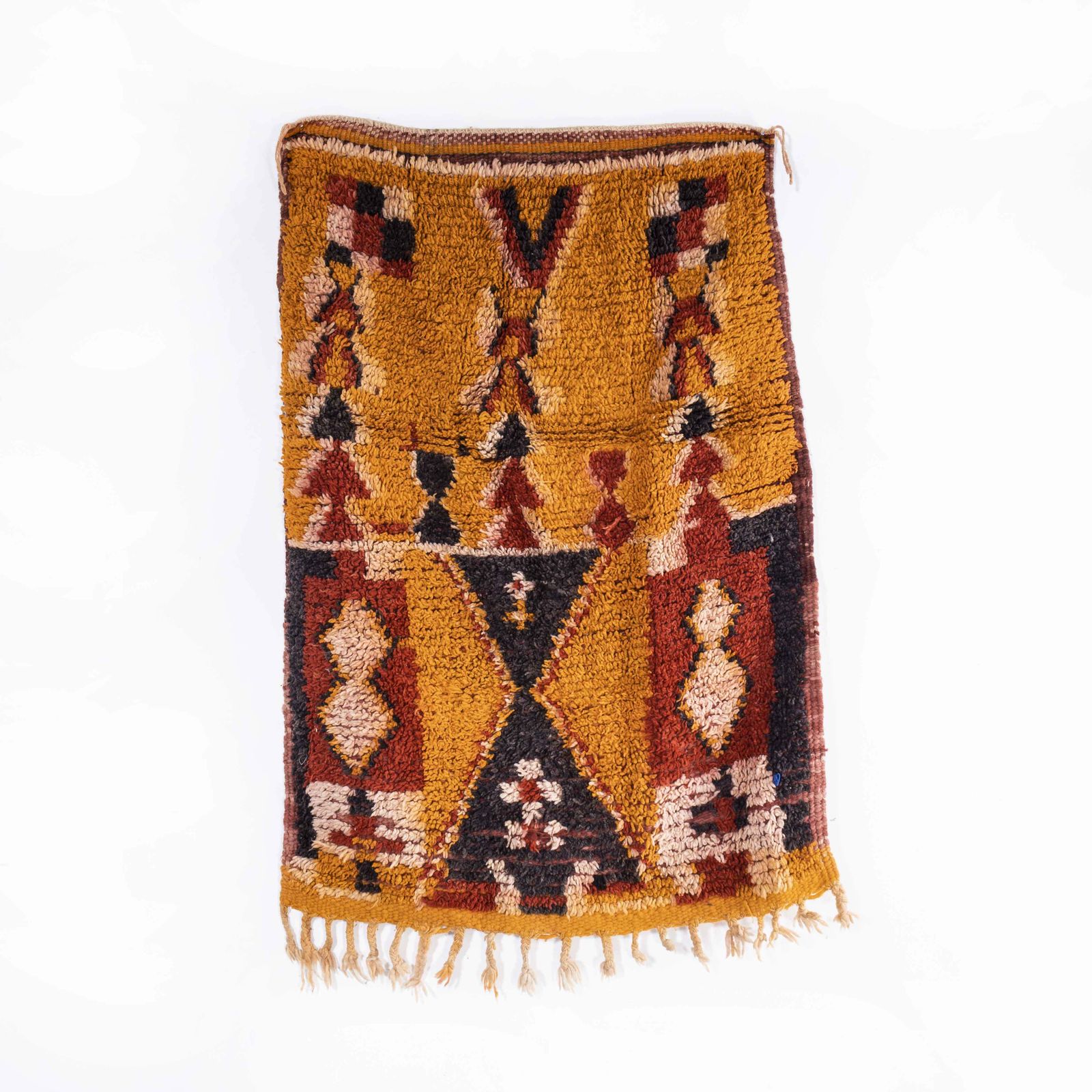 Vintage Berber Azilal Bold Graphic Small Rug photo 534.0
