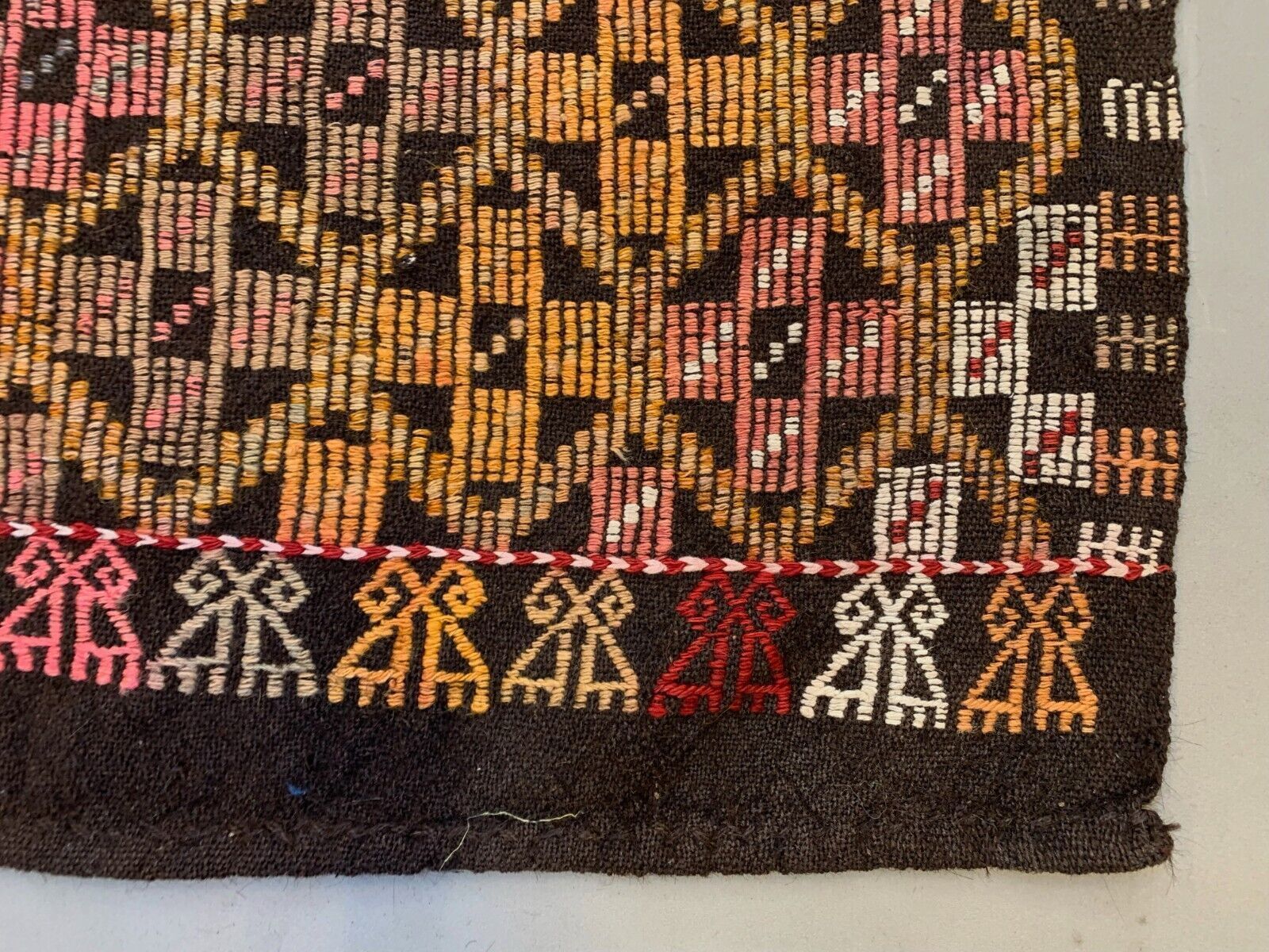 Large Vintage Turkish Kilim Rug 282x160 Cm Wool Jajim Kelim photo 565.0