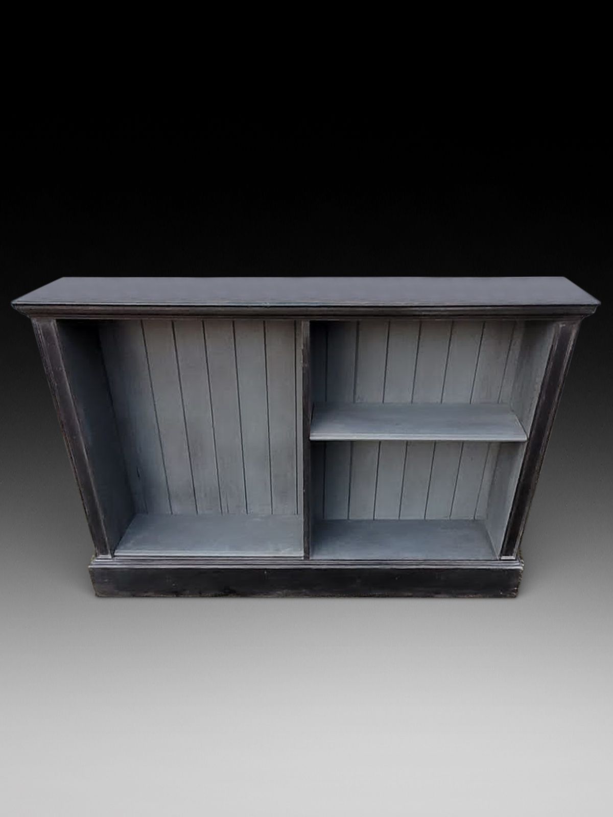 20th C Ebonised Open Bookcase photo Furniture