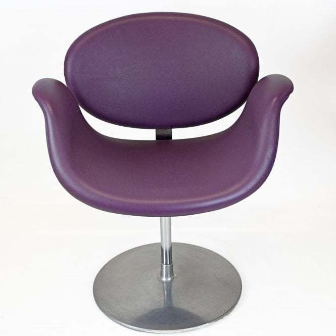 Ct Furniture Collection Artifort Pierre Paulin | Pair Of Purple Tulip Chairs photo for sale