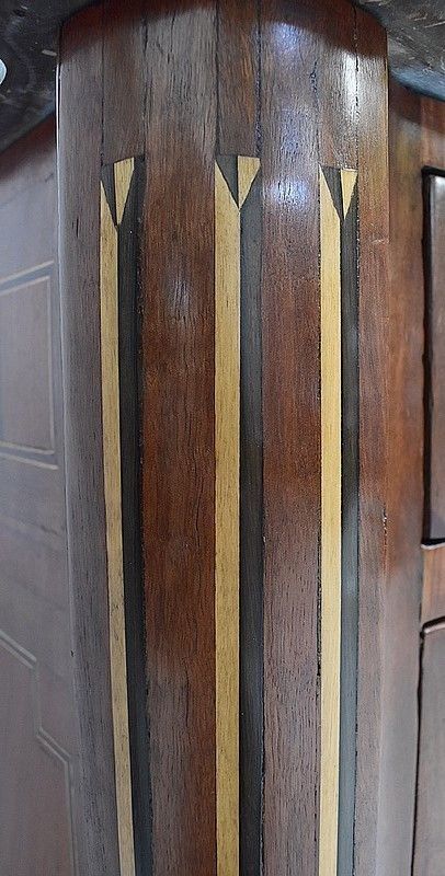 photo vintage Chest Of Drawers In Marquetry Transition Louis XV / Louis XVI – 1st Part 19th Century