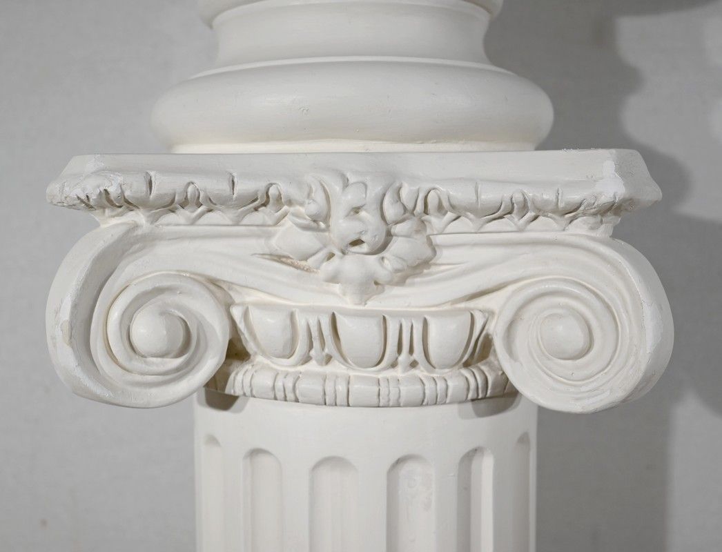 3991.25 Bust Of Antinoüs On Column Set   Late 19th Century photo