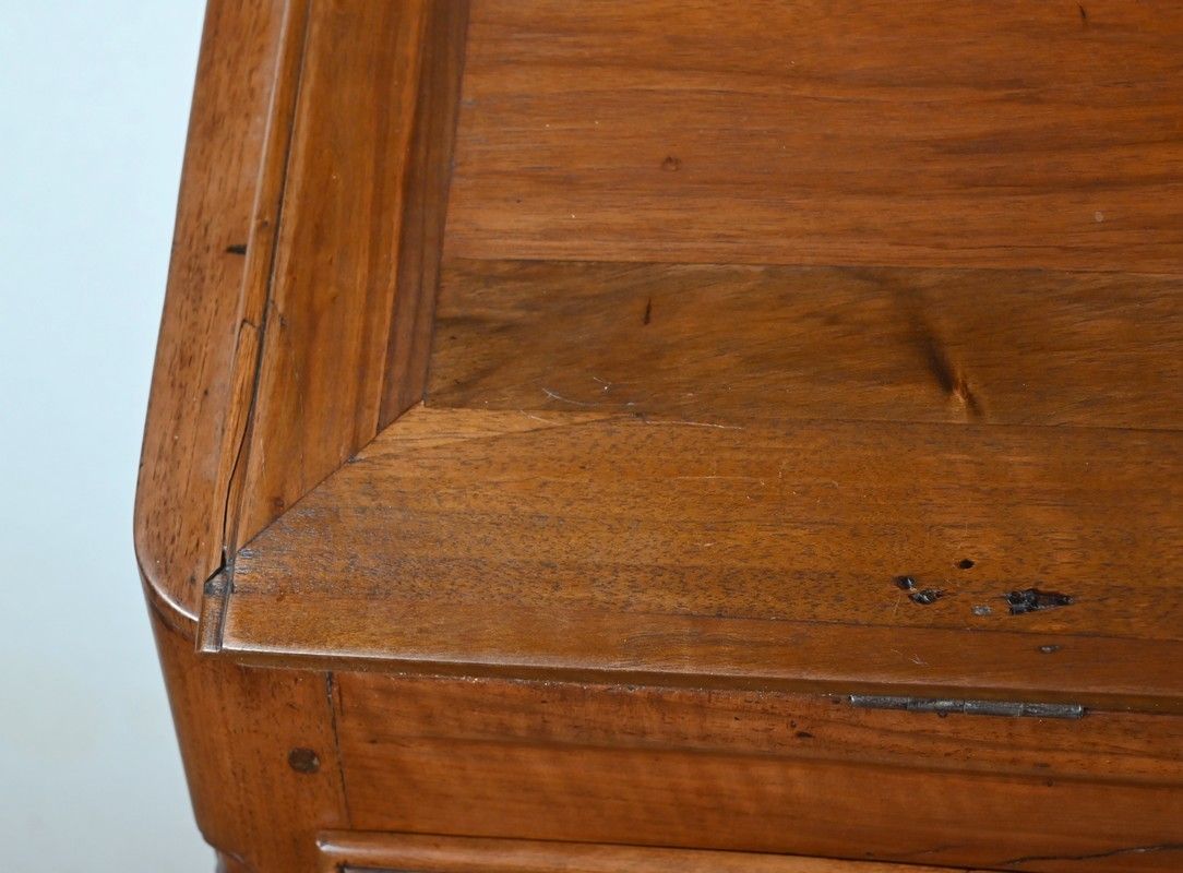 Scriban Chest Of Drawers In Walnut, Louis XV Period   18th Century photo buy
