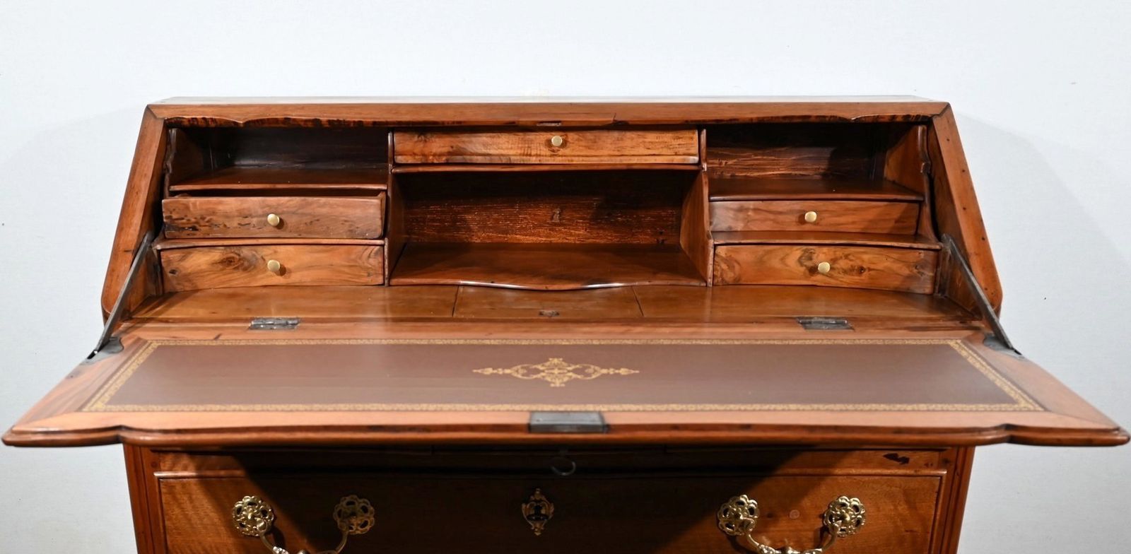 7539.6 Scriban Chest Of Drawers In Walnut, Louis XV Period   18th Century photo
