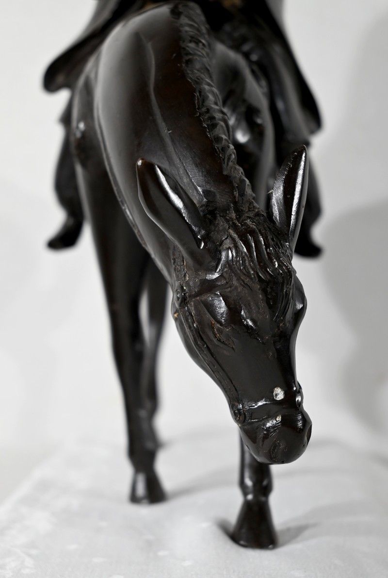 photo buy “Le Cavalier” Bronze Set, China – Early 20th Century